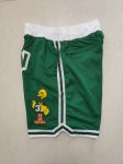 NBA Boston Celtics 33 Bird legeno shorts Vert